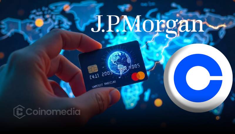Coinbase JP Morgan partnership enables credit card crypto purchases and USDC rewards