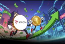 “Chart showing jUSDT market cap growth on TronDAO reaching $186.6 million”