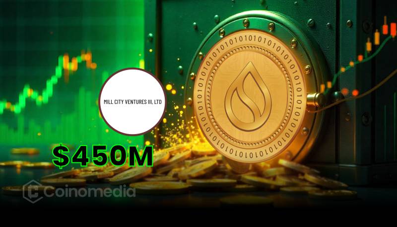 Mill City Ventures SUI treasury strategy investment