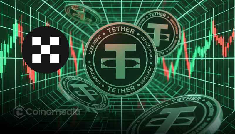 OKX USDT interest rate chart showing 53% spike