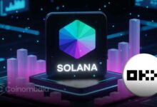 OKX DEX Solana trading volume chart
