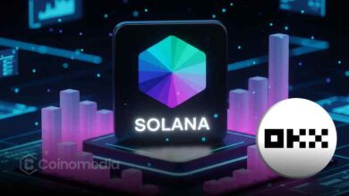 OKX DEX Solana trading volume chart