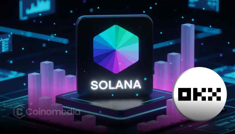 OKX DEX Solana trading volume chart