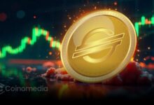 XLM price prediction chart showing breakout targets to $0.79 and $8