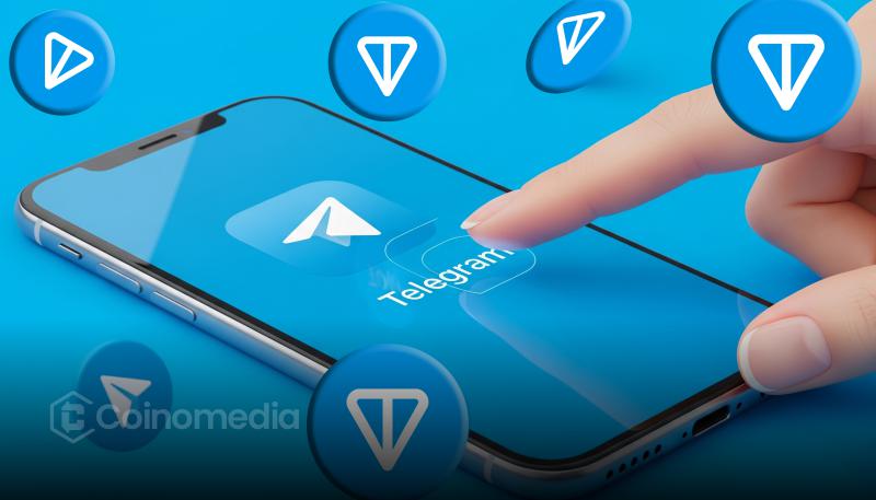 Telegram built-in TON Wallet interface for U.S. users on mobile app.