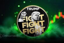 Chart showing $324M in trading fees generated by Trump memecoin.