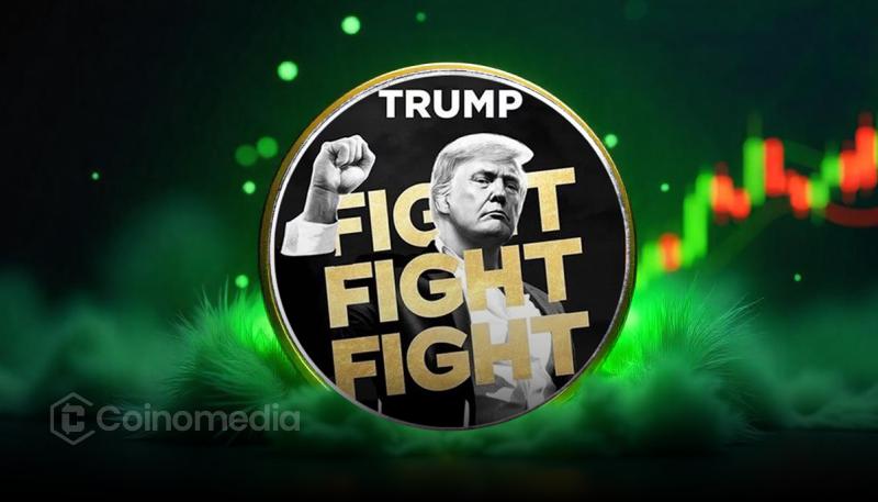 Chart showing $324M in trading fees generated by Trump memecoin.