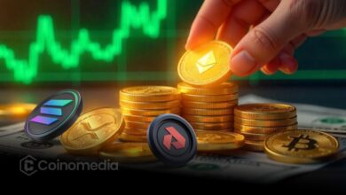 Chart showing altcoin bullish reversal signals