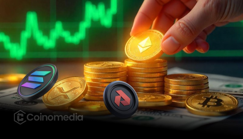 Chart showing altcoin bullish reversal signals