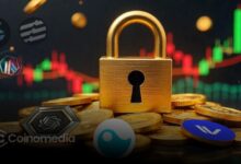 Alt text for chart or token image: “Weekly token unlocks exceeding $442M across major projects” Alt text for individual token logos: “Tokens with scheduled unlocks including SOL, DOGE, AVAIL”