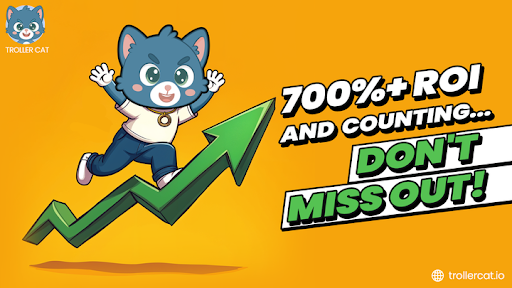 best new meme coins to buy today, Troller Cat presale stage 12, FLOKI price analysis July 2025, Dogwifhat token chart 24-hour, 721 percent ROI meme coin, 1193 percent crypto ROI example, crypto referral program bonus, KYC verified meme coin presale, Troller Cat staking vs dog coins, early investment meme coin opportunity.