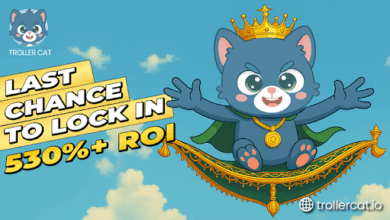 Troller Cat meme coin presale Stage 13, Best meme coin presale to buy now 2025, Troller Cat staking 69% APY, Turbo meme coin daily chart, Bonk token 12% rally, TCAT presale $25K investment ROI, Deflationary meme coin model, Ethereum-based meme coin project, Turbo coin market sentiment, Bonk vs Turbo vs Troller Cat comparison.