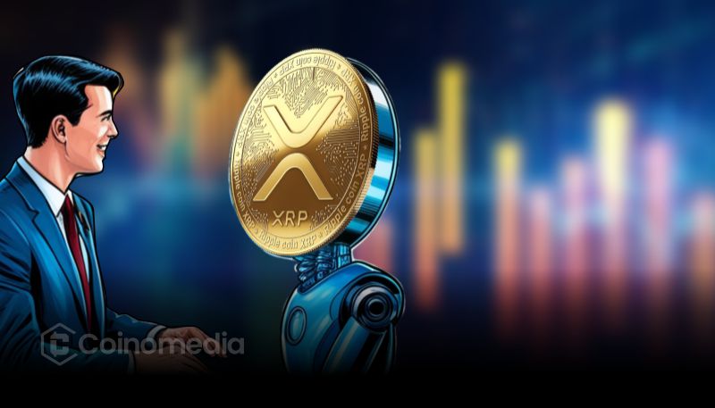 XRP Golden Cross chart showing 50-day and 200-day moving averages crossing