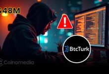 Crypto wallets flagged for $48M suspicious activity linked to BtcTurk across multiple chains