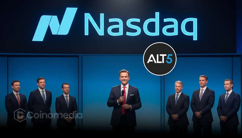ALT5 Sigma Nasdaq opening bell ceremony