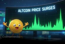 Chart showing rising altcoin dominance trend indicating bullish market potential