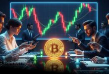 Chart showing Binary CDD decline alongside Bitcoin sideways price action