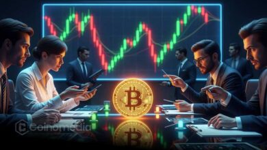 Chart showing Binary CDD decline alongside Bitcoin sideways price action