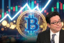 Bitcoin $500K prediction by Tom Lee chart illustration