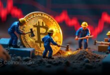Chart showing Bitcoin difficulty hitting record high