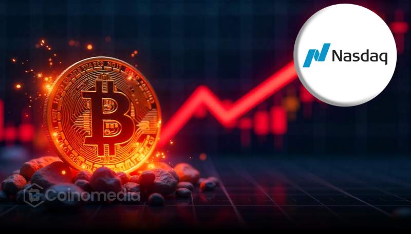 Bitcoin Plunges Sharply Alongside Nasdaq Decline