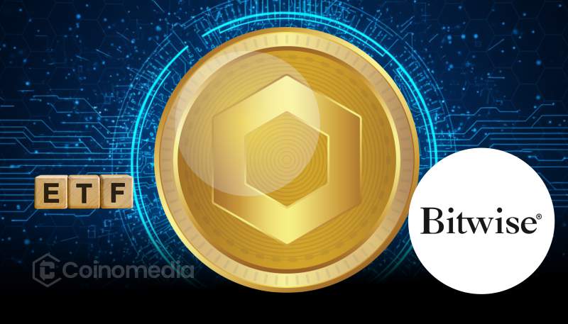 Bitwise Chainlink ETF filing with SEC