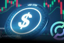 Chart showing $1.25B USDC mint on Solana blockchain by Circle