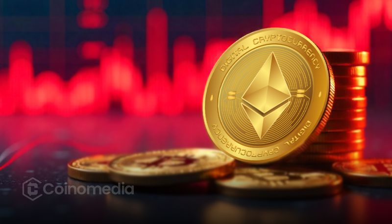 Ethereum price drop chart showing $4,000 breakdown and potential $3,500 support