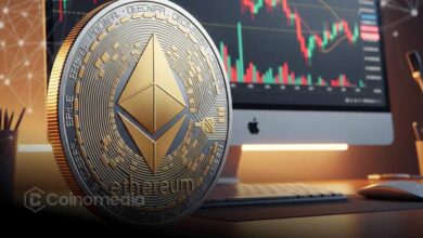 Ethereum chart showing topside liquidity sweep