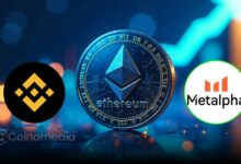 Metalpha-Linked Wallet Sends $20.9M in Ethereum to Binance