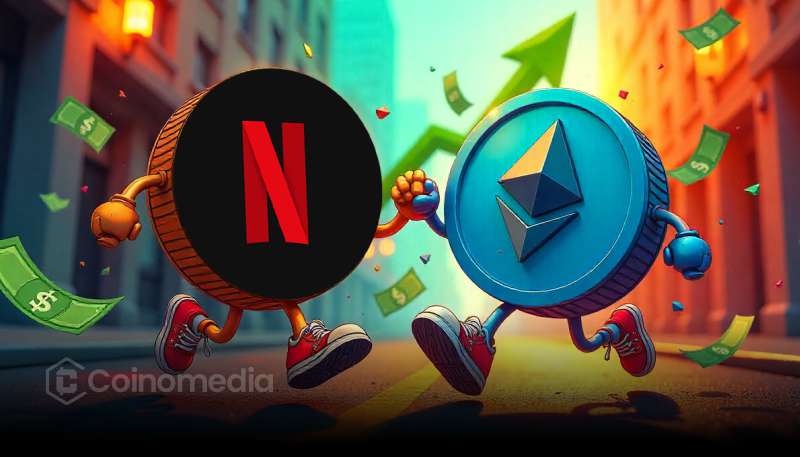 Ethereum Surpasses Netflix in Market Cap Milestone