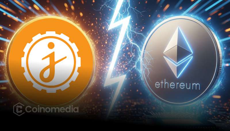 JASMY vs ETH price chart comparison