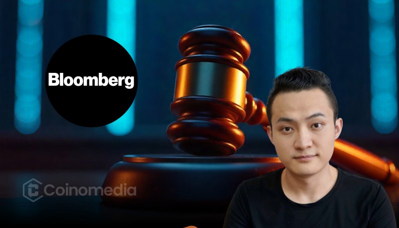 Justin Sun Bloomberg Lawsuit with Ethereum Bull Flag Chart