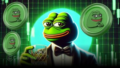 Graph showing rising number of PEPE holders despite price drop