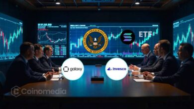 Invesco Galaxy spot Solana ETF filing SEC review