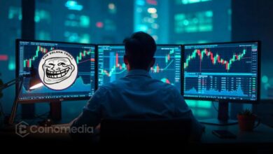 TROLL crypto profit chart showing 1,300x growth in 3.5 months