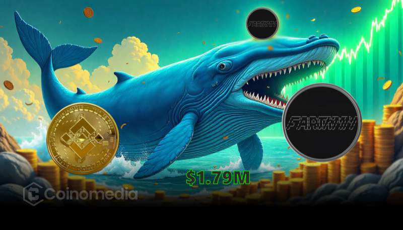 Crypto whale purchases 1.79M FARTCOIN after $1.72M USDC Binance withdrawal