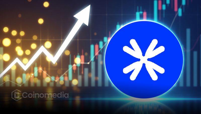 XDB Chain technical chart showing breakout potential