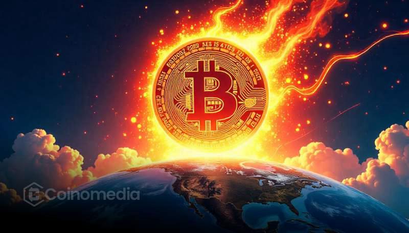 Chart showing rising Global M2 money supply and potential Bitcoin price impact