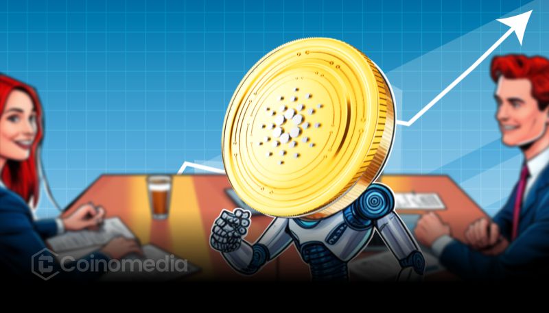 Cardano ADA dominance market share rise chart