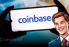 Coinbase headquarters with security measures in place