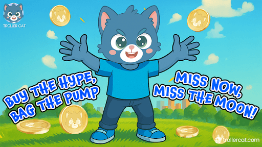 Troller Cat Stage 17 presale chart with ROI projection, Gigachad 7.76% daily price increase graph, ApeCoin 4.15% breakout attempt on charts, Top new meme coins to buy for 2025 comparison, Troller Cat Ethereum-based token overview, Meme coin presale investment example scenario, Gigachad trading volume surge, ApeCoin resistance level test, Troller Cat referral program dashboard, ROI potential for Troller Cat from Stage 17 to listing.