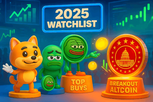 2025 Watchlist — DOGE, PEPE Drop From Top Buys While MAGACOIN FINANCE Gains Investor Traction