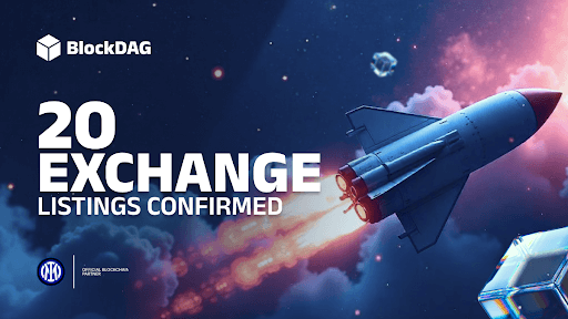 Celestia Breaks Out, PEPE Rises, and BlockDAG Hits $376M With 20 Exchange Listings Confirmed