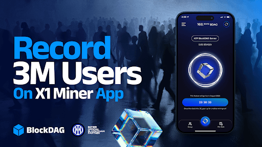 BlockDAG’s 3 Million Global X1 Miners Make It the Crypto to Explode Beyond XRP and Injective’s Projections