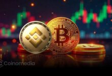 Chart showing hidden bullish divergence in Bitcoin and Binance Coin
