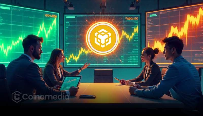 BNB Chain Perp DEX volume chart showing $67B spike and suspected wash trading activity