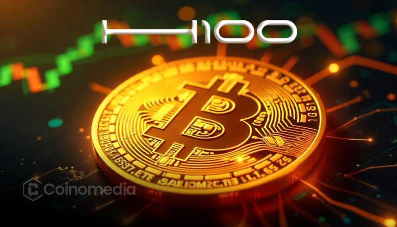 H100 Group Bitcoin treasury growth chart