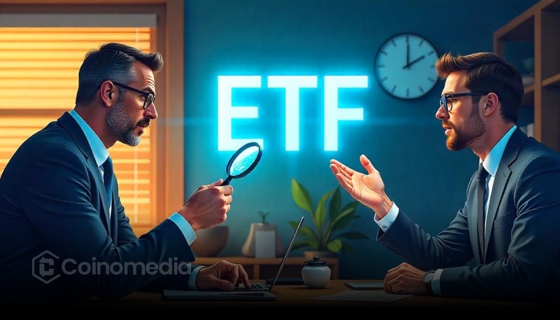 Crypto ETF outflows chart showing decline in BTC and ETH