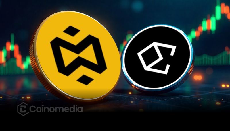 Ethena Labs logo with USDe and BNB Chain integration graphics